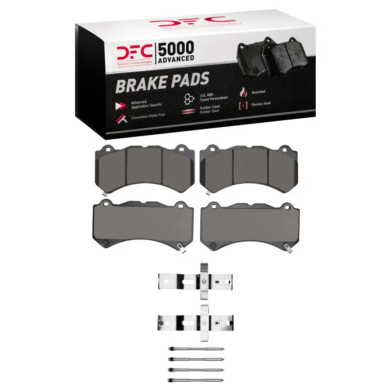 Dfc 12-25 Dodge Charger Front 5000 Advanced Low Metallic Brake Pads And Hardware Kit 1