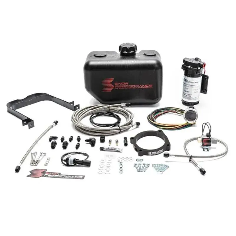 Snow Performance Stg 2 Boost Cooler 2015-2021 Challenger/Charger Hellcat Water Inj Kit (Ss Braid Line/4An Fit) 1