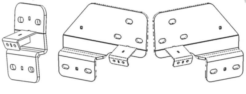 Go Rhino 09-19 Ram 1500 Brackets For Dominator Extreme Sidesteps 1