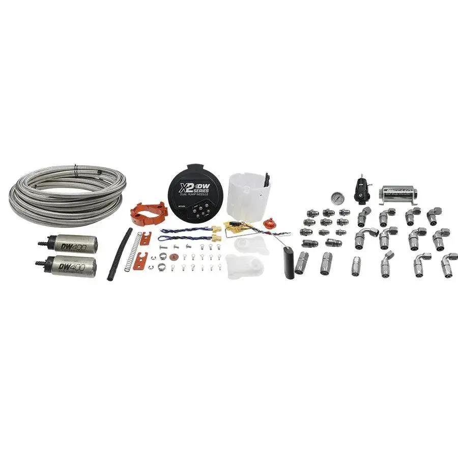 Deatschwerks X2 Series Fuel Pump Module W Dual Dw400 Pumps & Return Plumbing Kit For 06+ Hemi 1