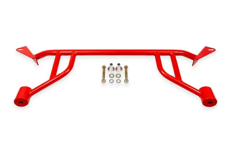 Bmr 24-25 Ford Mustang S650 Chassis Brace Front Subframe 4-Point - Red 1
