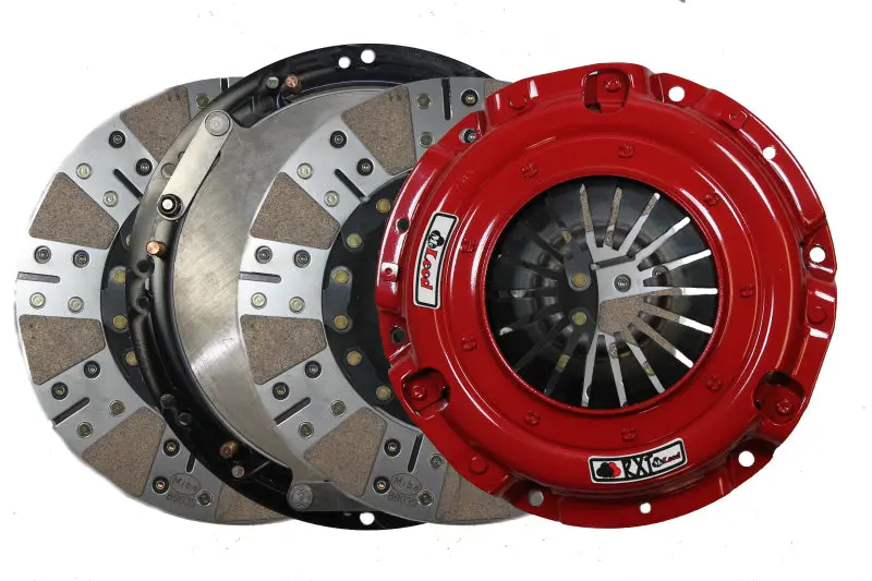 Mcleod 18-21 Ford Mustang Gt 5.0L Rxt 1200 Twin Disc Clutch Kit W/Al Flywheel 23 Spline 0 Bal W/164T 1