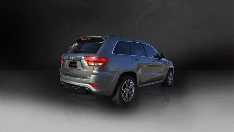 Corsa 12-21 Jeep Grand Cherokee 6.4L V8 Polished Sport Cat-Back Exhaust Black Tips 2