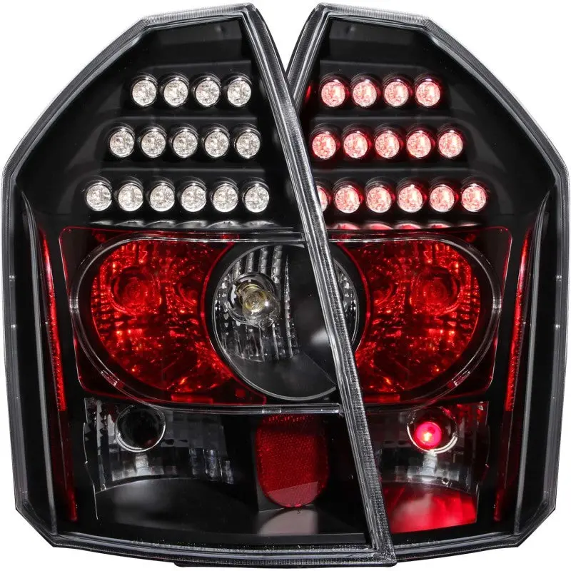 Anzo 2005-2007 Chrysler 300C Led Taillights Black 1