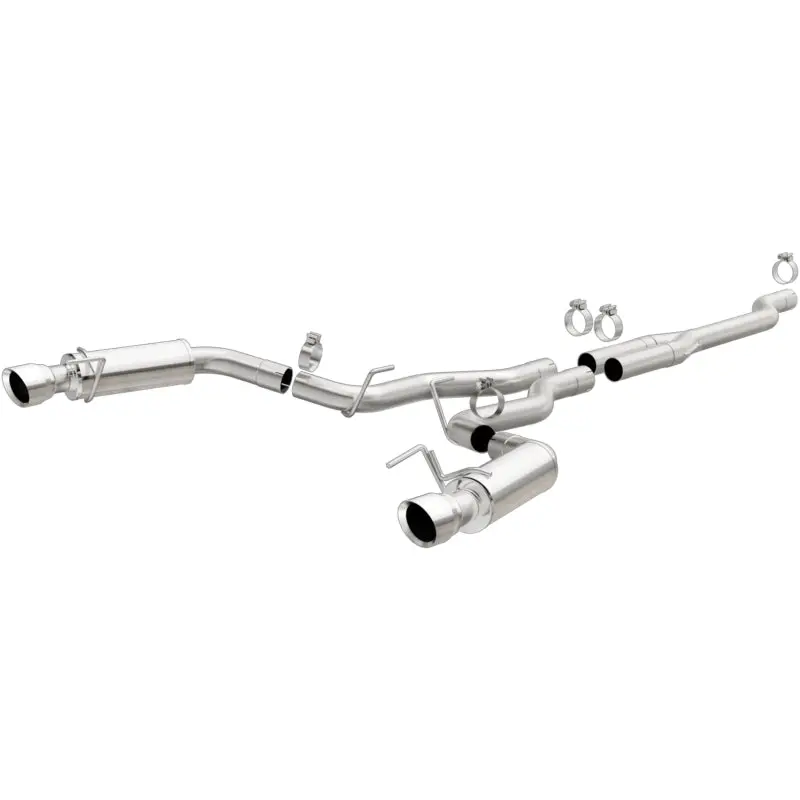 Magnaflow Cat Back, Ss, 2.5In, Competition, Dual Split Polish 4.5In Tips 2015 Ford Mustang Ecoboost 2