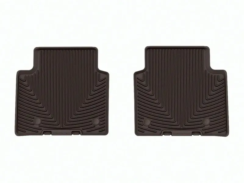 Weathertech 22-23 Jeep Grand Cherokee Wl (Incl. 2022 4Xe) Rear Rubber Mats - Cocoa 1