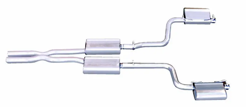 Gibson 09-14 Dodge Challenger R/T 5.7L 2.5In Cat-Back Dual Exhaust - Stainless 1