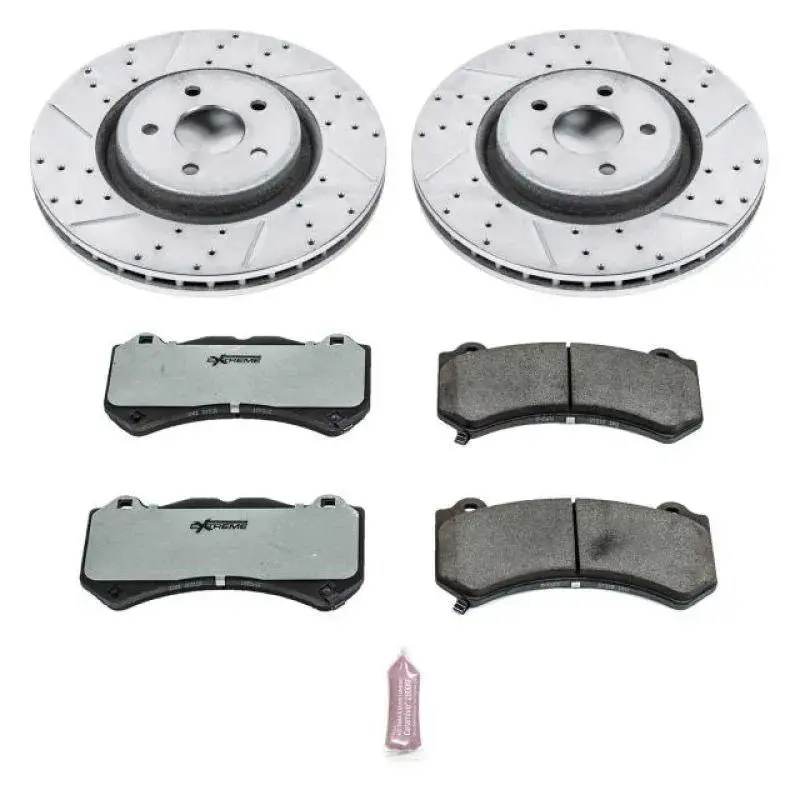 Powerstop 18-19 Dodge Durango Srt/Grand Cherokee Front Z26 Street Warrior Brake Kit 1