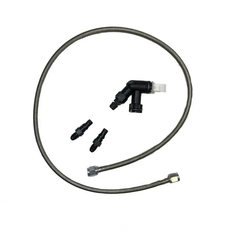 Mcleod Line Assy Mustang 2005-Up 36In W/Male Wire Clip Fittings & Elbow Bleeder 2