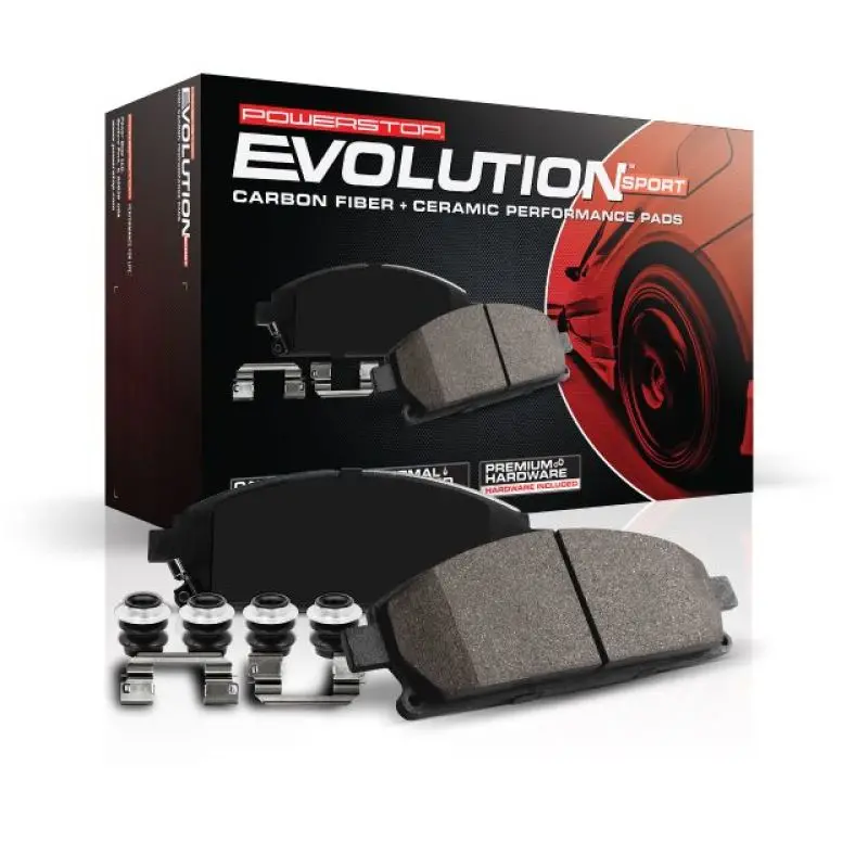 Power Stop 15-19 Ford Mustang Front Z23 Evolution Sport Brake Pads W/Hardware 2