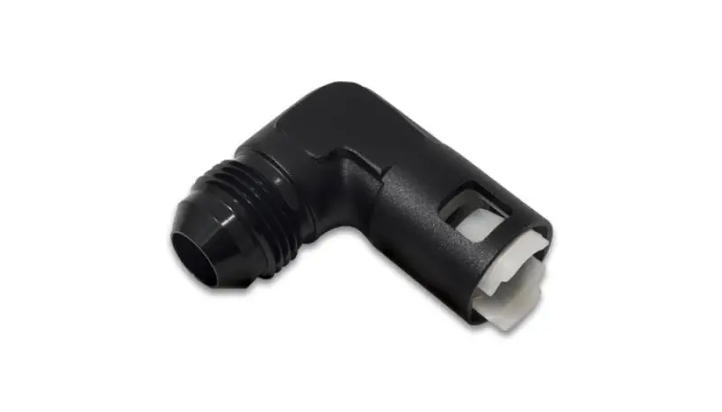 Vibrant 90 Degree Aluminum An To Female Quick Connect -8An - 0.375In Hose Size 1