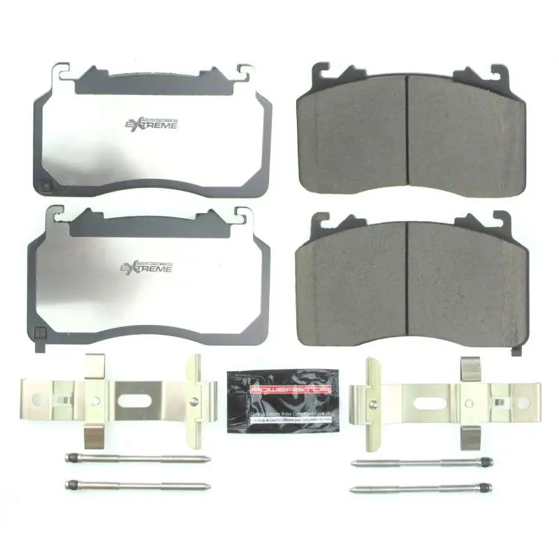 Power Stop 2020 Ford Mustang Front Z26 Extreme Street Brake Pads W/Hardware 1