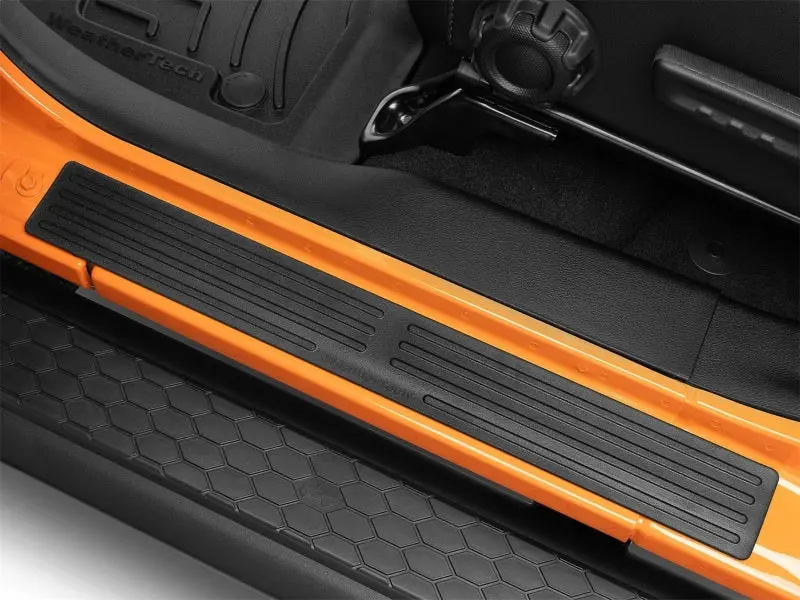 Weathertech 23-25 Jeep Wrangler 4Dr Sillprotector (4Pc Set) - Black 1