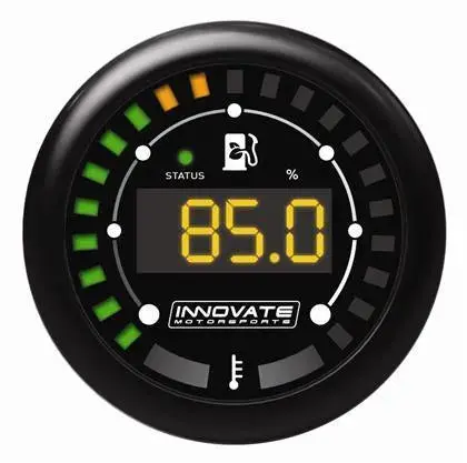 Innovate Mtx-D Ethanol Content & Fuel Temp Complete Gauge Kit - Black Dial 1