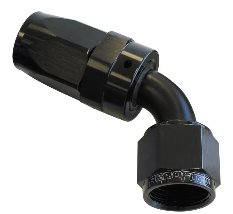 100 Series 60° Tapered Swivel Hose End – -4An Black Anodized (Af118-04Blk) 1