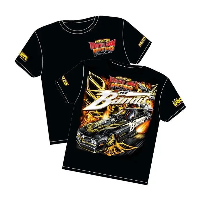 'The Bandit' Pontiac Trans-Am Outlaw Nitro Funny Car Graphic T-Shirt – Retro Racing Apparel In Xxl 1
