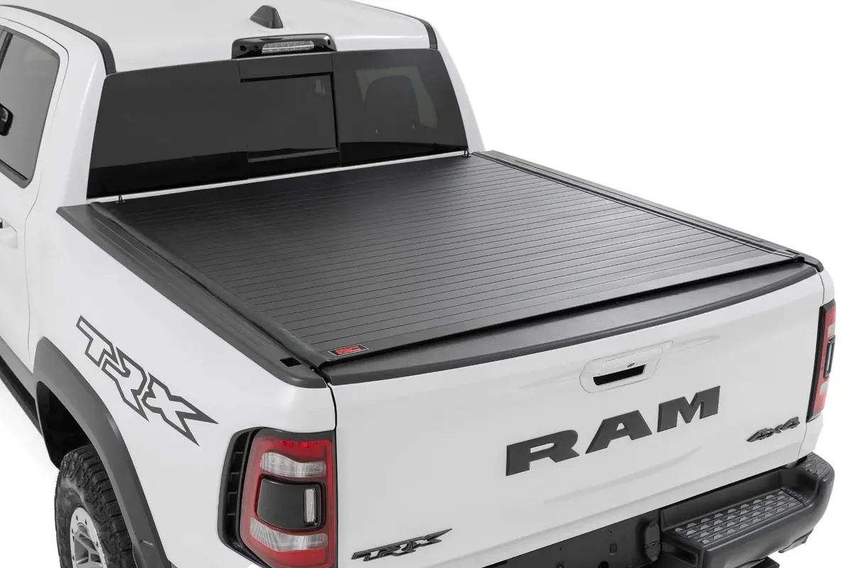Rough Country Hard Roll Up Bed Cover 5'7" Bed | Ram 1500 & Rho (19-26)/1500 Trx (21-24) 1