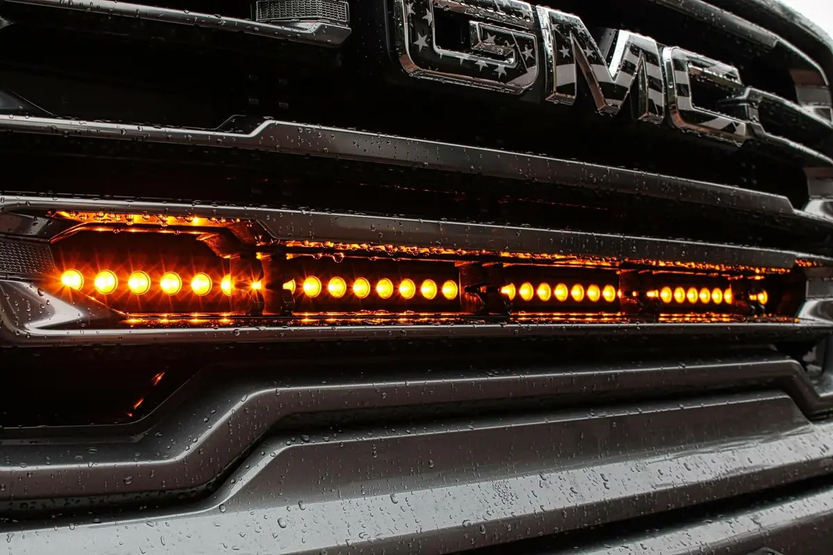 2019+ Gmc Sierra 1500 Single 40In Light Bar 3