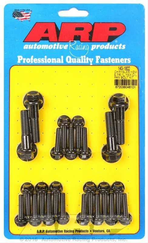 Arp Hemi Replacement Oil Pan Bolt Kit 5.7/6.1/6.4/6.2 1