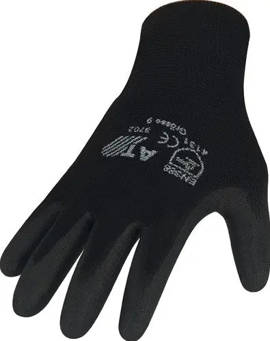 Asatex Handschoen | Maat 8 Zwart | En 388 Psa-Categorie Ii | Nylon Met Polyurethaan | 12 Paar - 3702 8 3702 8 1