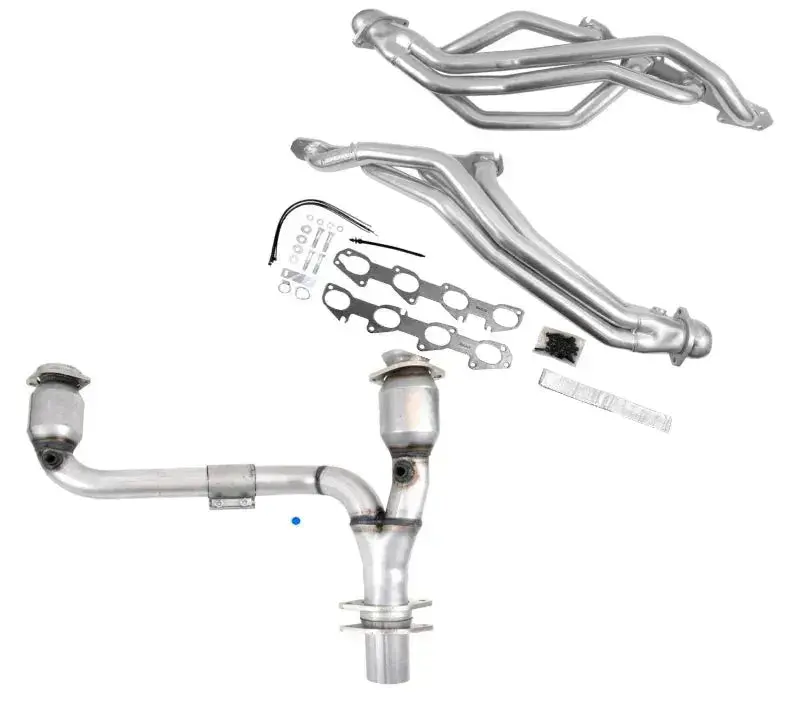 Bbk 09-24 Ram 1500 Hemi 5.7L 1-3/4 Long Tube Headers W/High Flow Catted Y-Pipe 1