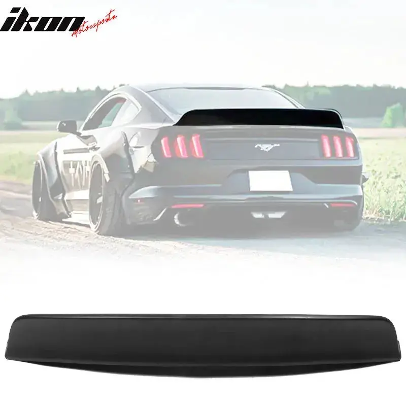 15-23 Ford Mustang Coupe Ikon Sty Matte Duckbill Rear Spoiler Wing Pp 1