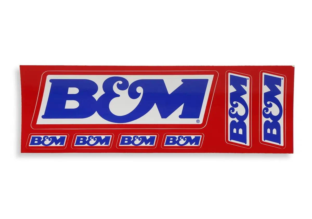 B&M Racing Vinyl Decal Pack – Classic Logo & Branding Set (669959) 1