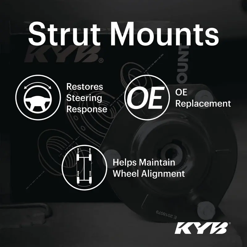 Kyb Shocks & Struts Front Upper Coil Spring Seat 15-17 Ford Mustang 2