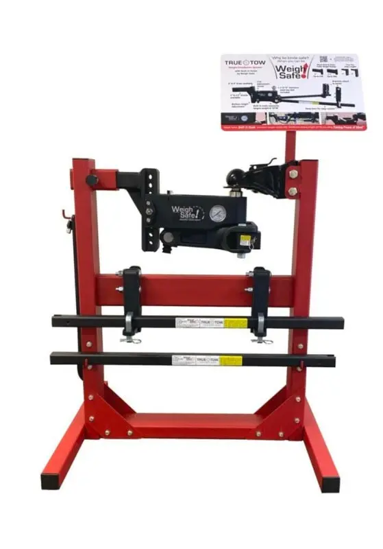Weigh Safe Weight Distribution Pop Display Stand - Red 1