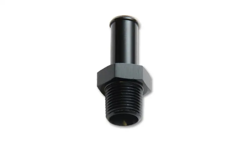 Vibrant 3/8In Npt To 1/2In Barb Straight Fitting - Aluminum 1