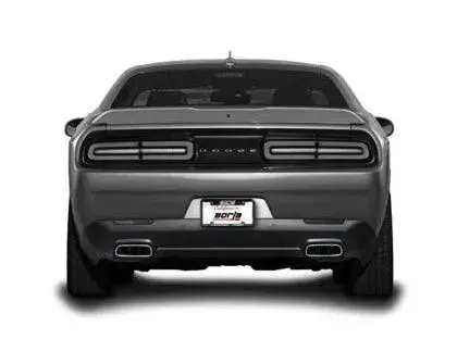 Borla 2015-2023 Dodge Challenger 3.6L V6 S-Type  Catback Exhaust No Tips Factory Valance 1