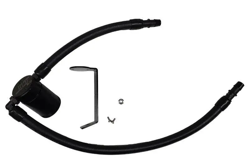J&L 11-23 Dodge Charger/Challenger/Chrysler 300C 3.6 Oil Separator 3.0 Passenger Side - Black Anodized 1
