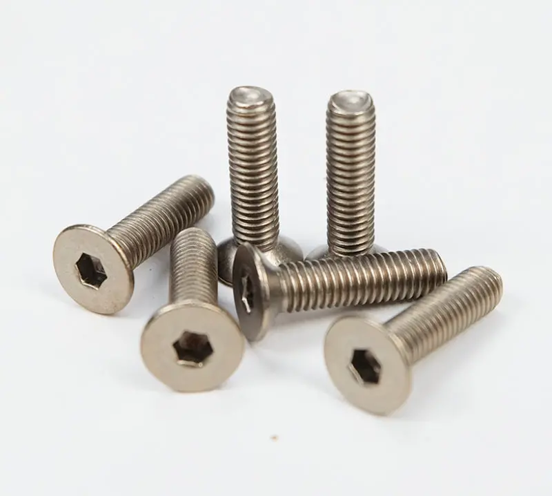 Nrg Titanium Silver Steering Wheel Screw Kit Upgrade- Conical 1
