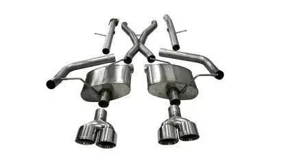 Corsa 18-21 Jeep Grand Cherokee Trackhawk 6.2L Sport Cat-Back Dual Rear Exit W/4.5In Tips 1