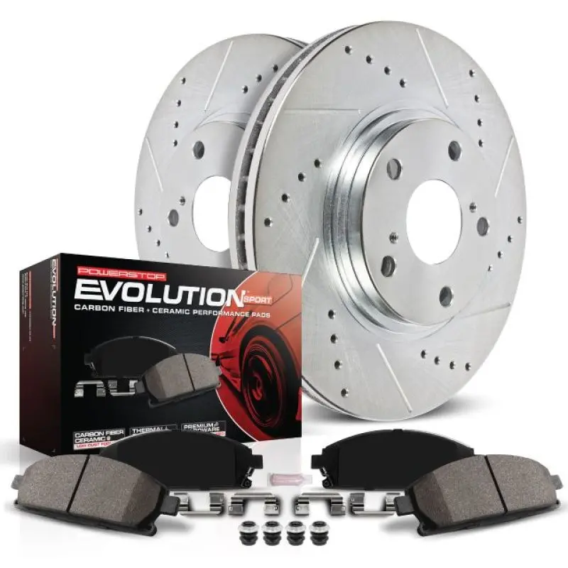 Power Stop 17-19 Jeep Grand Cherokee Front Z23 Evolution Sport Brake Kit 2