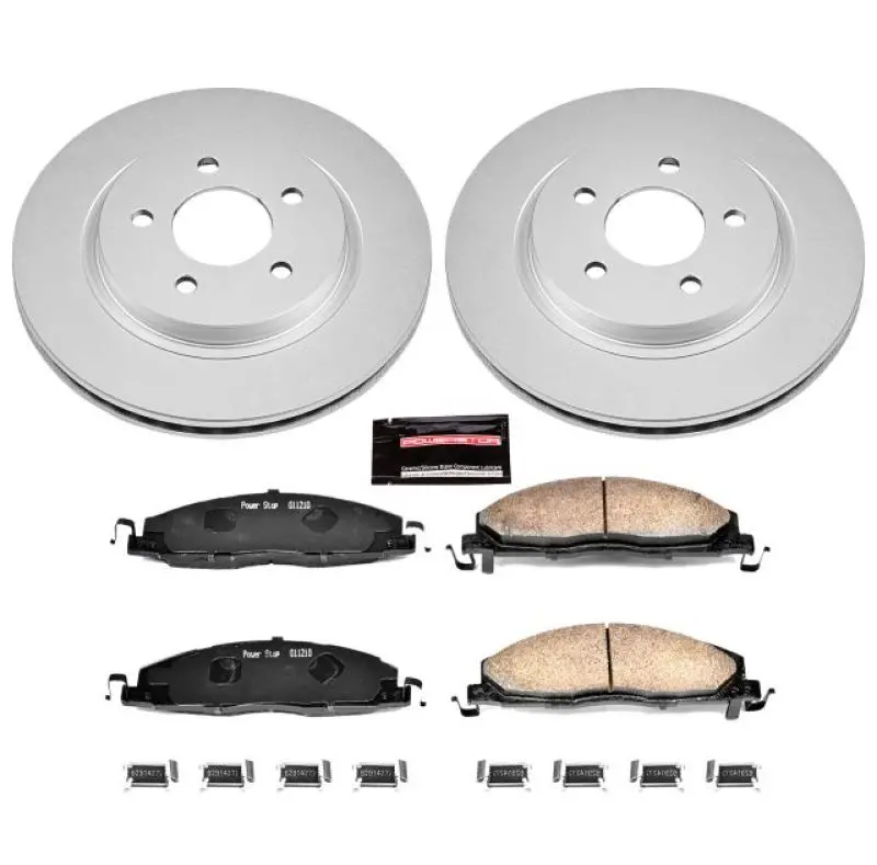 Power Stop 11-12 Ram 3500 Rear Z17 Coated Brake Kit 1