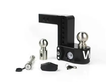 Weigh Safe 6In Drop Hitch W/Built-In Scale & 2In Shank (8K/12.5K Gtwr) W/Ws05 - Black Cerakote 1