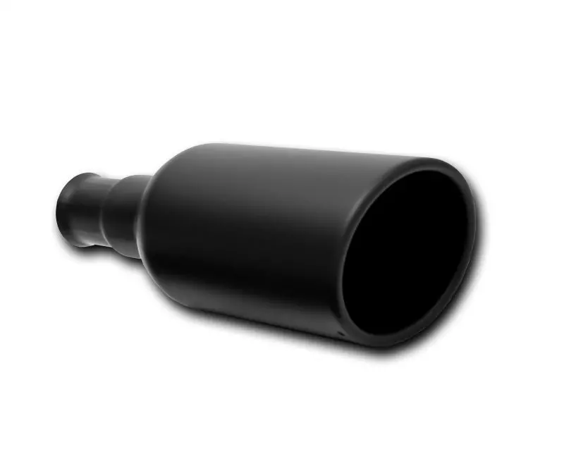 Gibson Black Ceramic Rolled Edge Angle Exhaust Tip For 09-22 Ram 1500 Factory Dual Exhaust 1