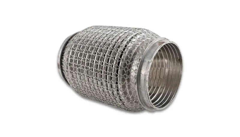 Vibrant Ss Flex Coupling W/ Interlock Liner And Mesh Braid 3In Inlet/Outlet X 6In Long 1