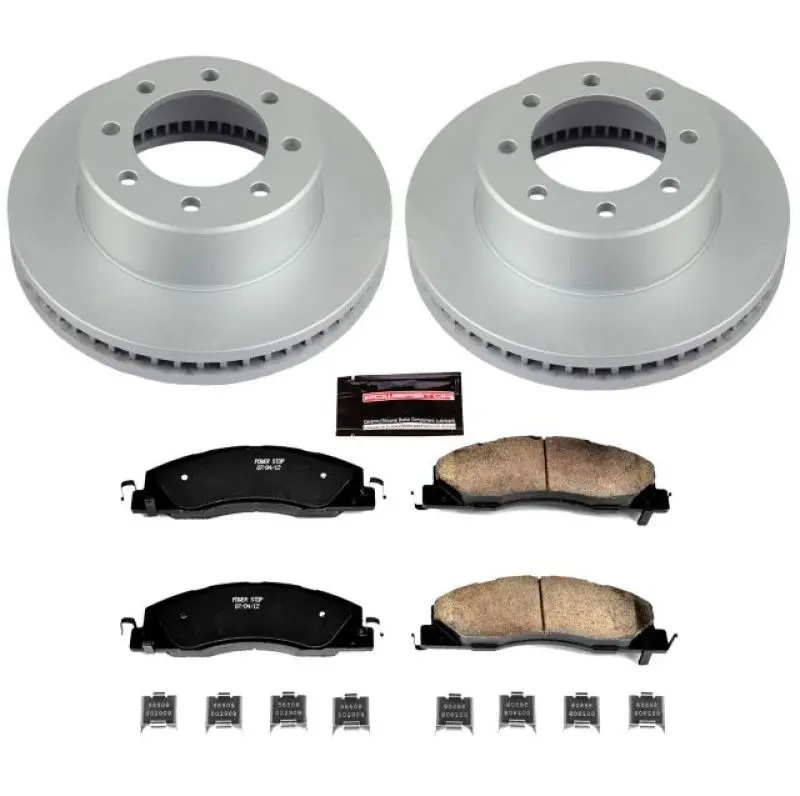 Power Stop 11-18 Ram 3500 Front Z17 Coated Brake Kit 1