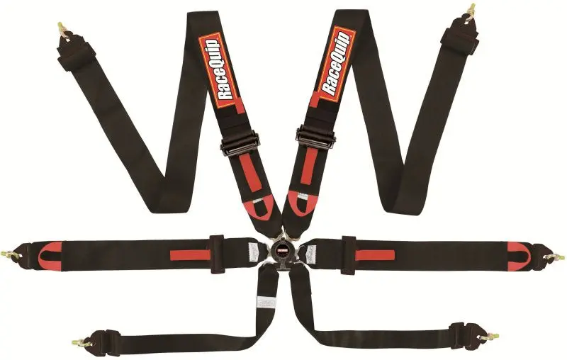 Racequip Black Fia Camlock 6Pt Pull Down Lap 1