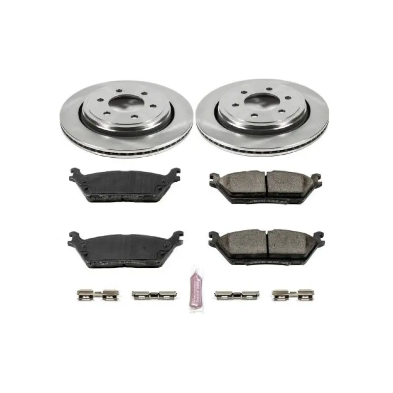 Power Stop 15-19 Ford Mustang Rear Autospecialty Brake Kit 1