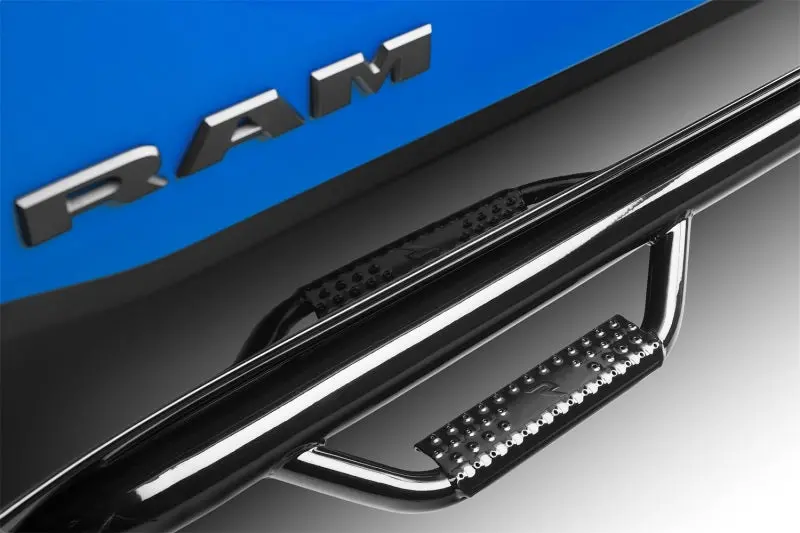 N-Fab Nerf Step 2019-2026 Dodge Ram 1500 Crew Cab 5.7Ft Bed - Gloss Black - Cab Length - 3In 1