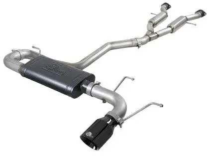 Afe Large Bore Hd 3In 304 Ss Cat-Back Exhaust W/ Black Tips 14-19 Jeep Grand Cherokee (Wk2) V6-3.6L 1