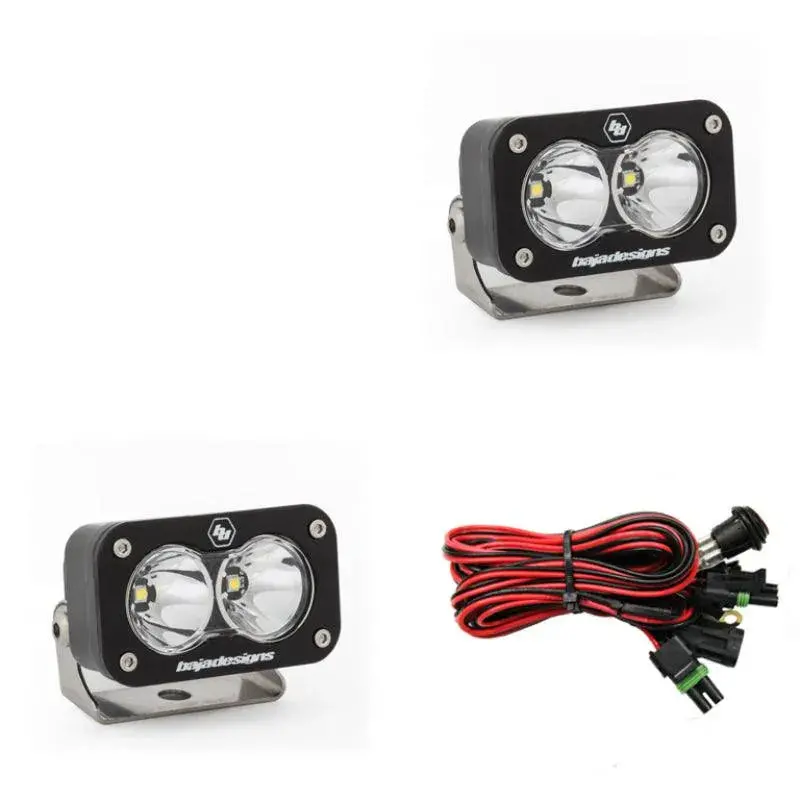 Baja Designs S2 Sport Work/Scene Pattern Pair Led Work Light - Clear. 1
