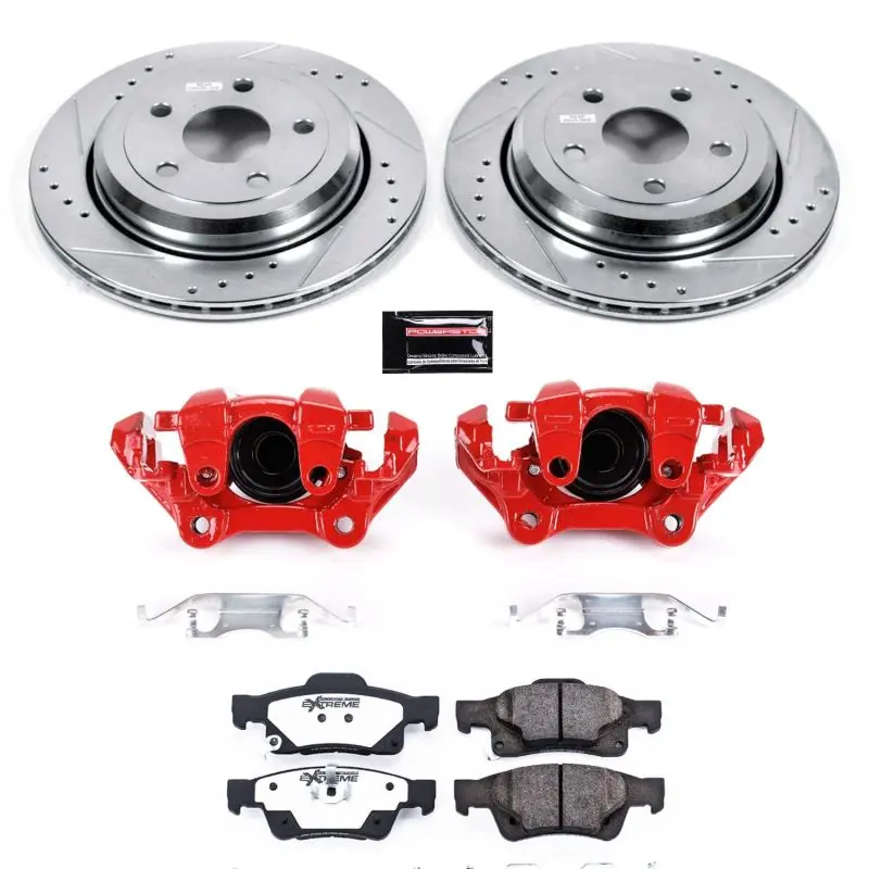 Power Stop 11-17 Dodge Durango Rear Z36 Truck & Tow Brake Kit W/Calipers 1