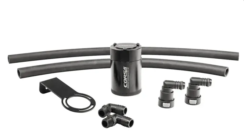 Corsa 21-24 Ram Trx  Aluminum Oil Catch Can W/Mounting Bracket 1