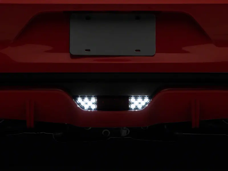 Raxiom 15-17 Ford Mustang Axial Led Reverse Light W/ Running Light Triple Flash Brake Light- Smoked 1