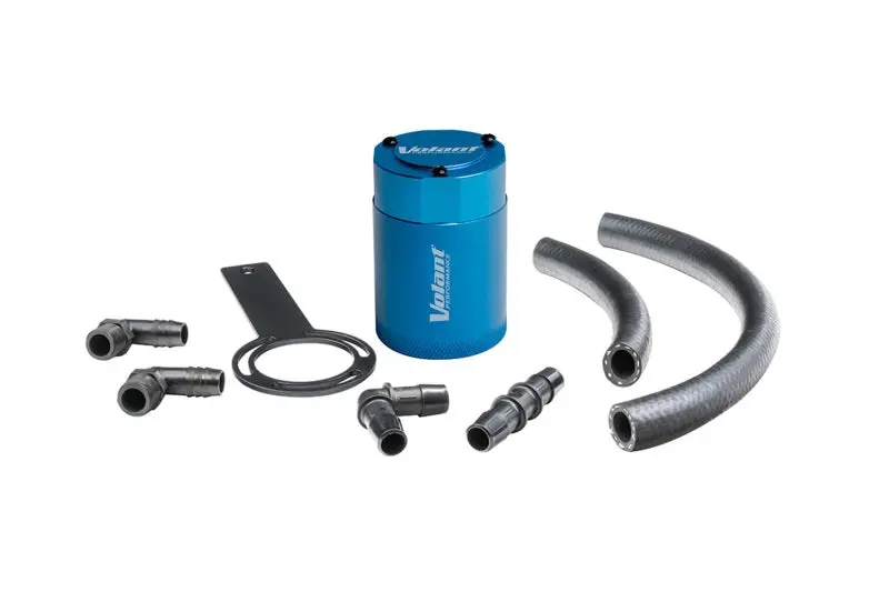 Volant 19-23 Dodge Ram 1500 5.7L V8 3Oz Aluminum Oil Catch Can W/Mounting Bracket - Blue 1