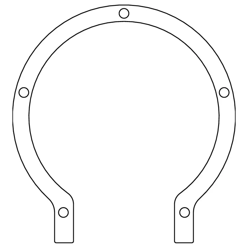 Cometic Ford 59A Flathead V8 .015In Fiber Timing Cover Gasket 1